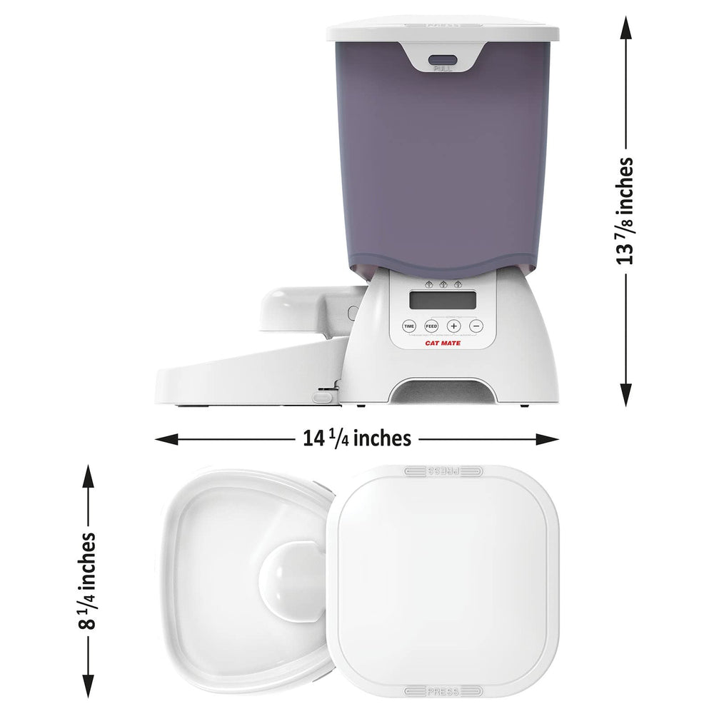 Cat Mate C3000 easy-clean components make maintenance quick.