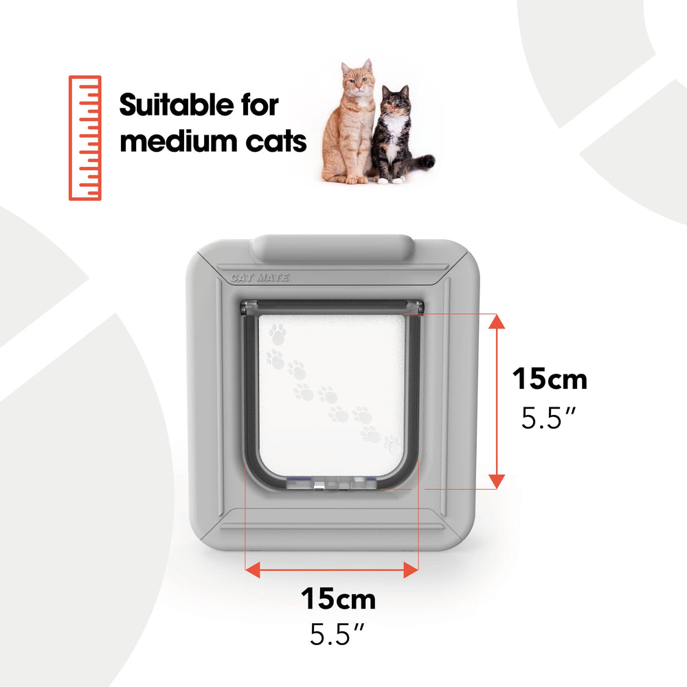 Cat Mate Elite ID Disc Flap weather seal reduces drafts