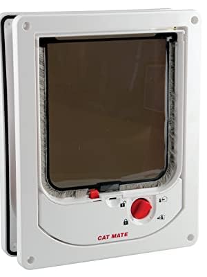 Cat Mate installation guide scene showing easy fit for various doors