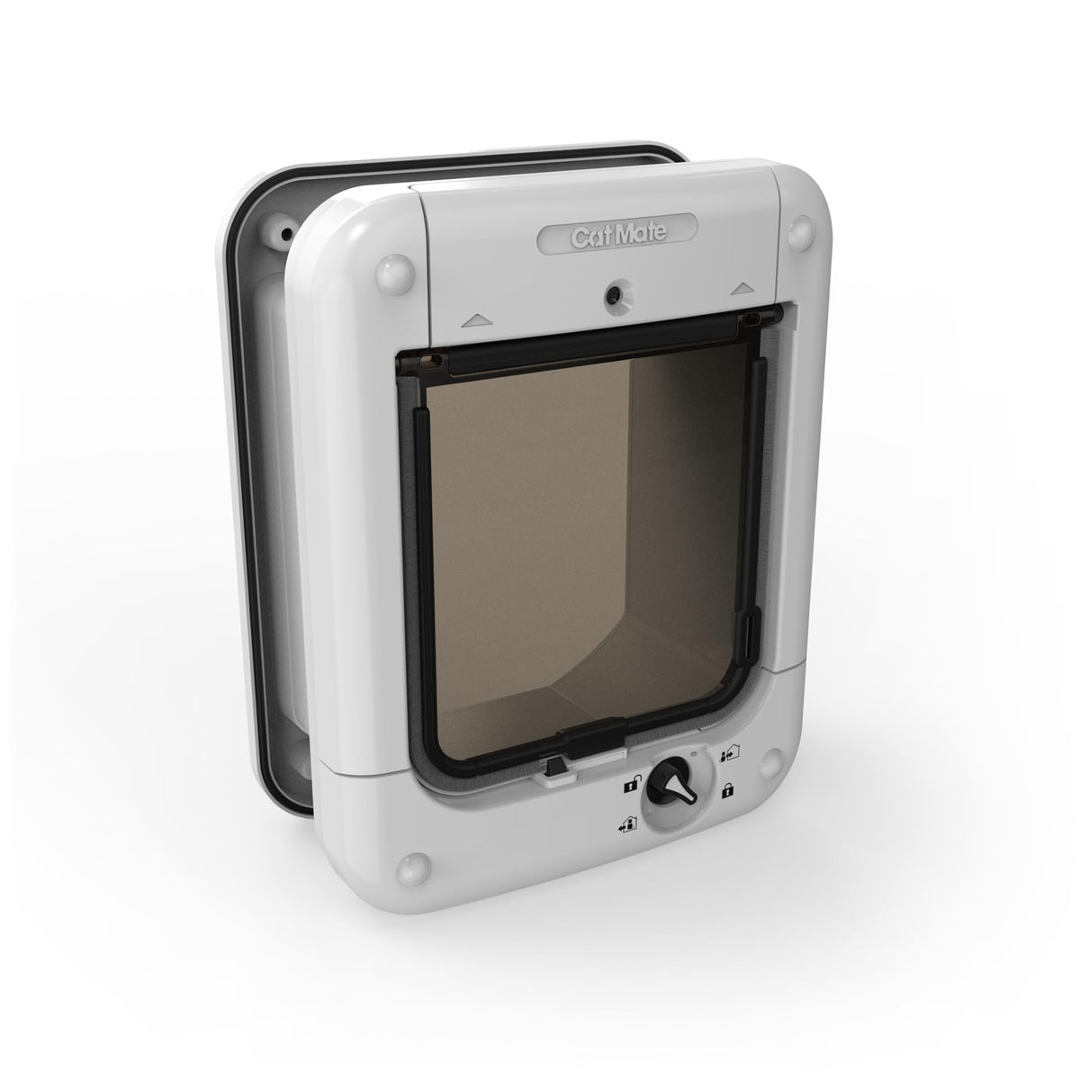 Cat Mate microchip flap front view emphasizes secure access for returning pets