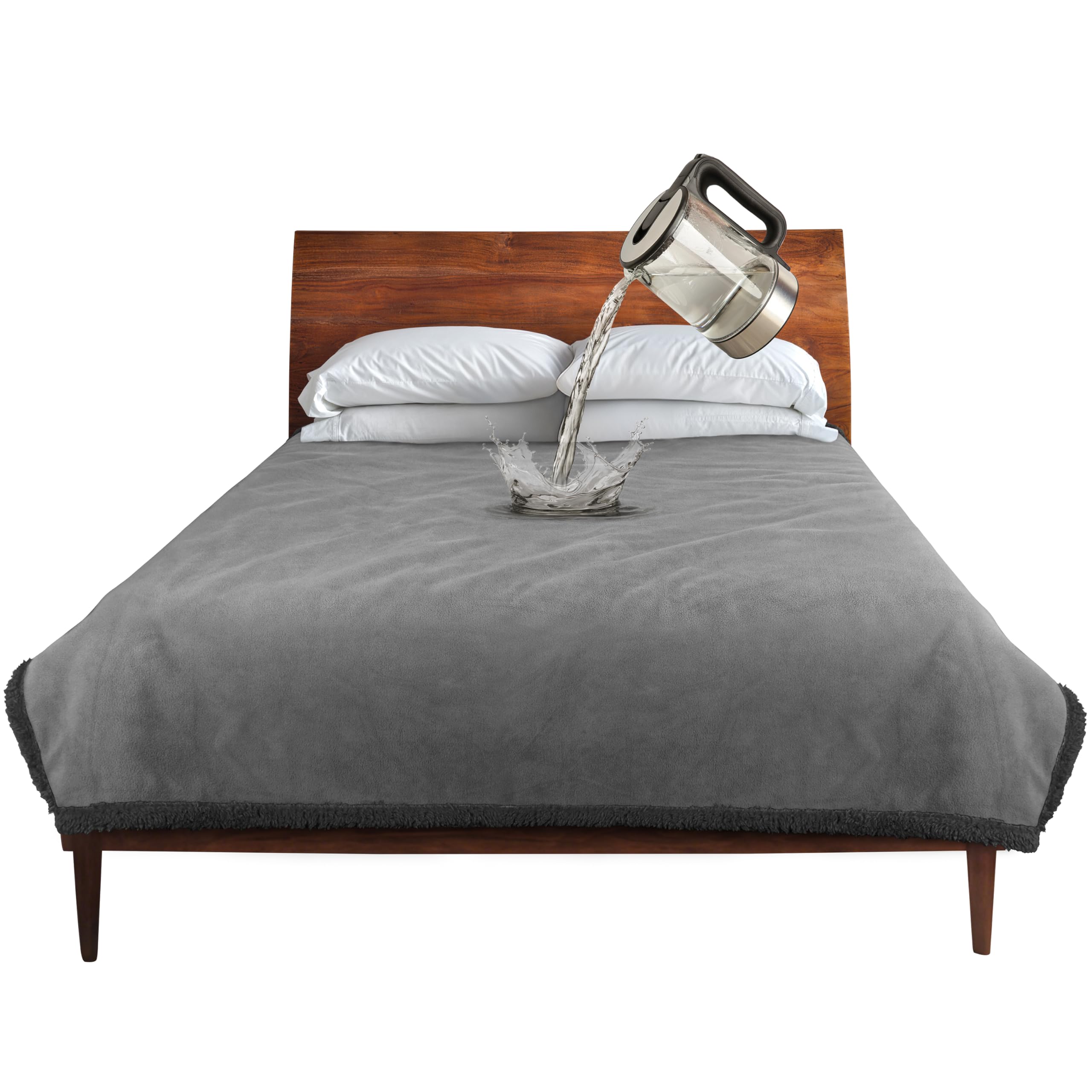 Catalonia waterproof blanket bed cover protects mattress from spills
