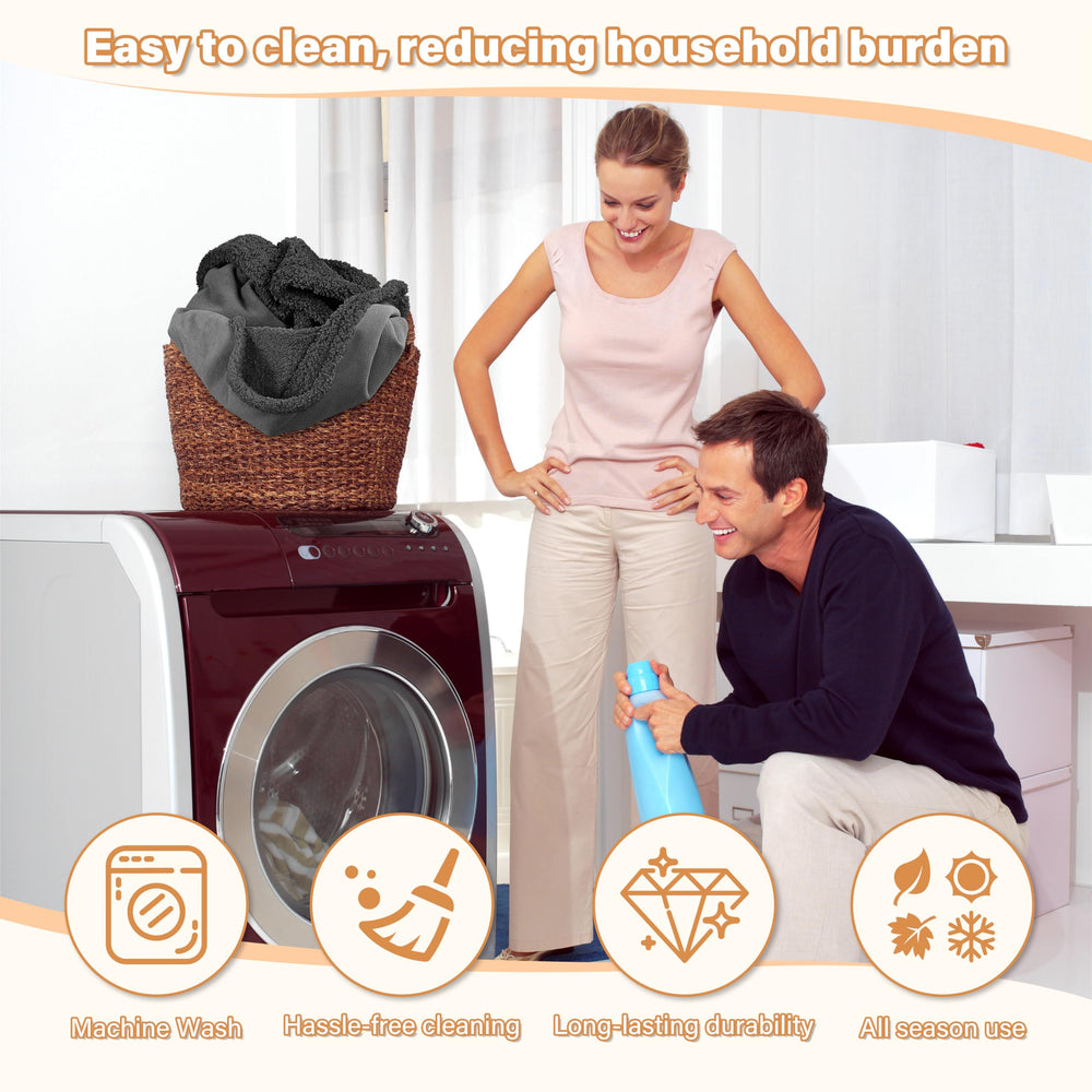 Catalonia waterproof blanket spill-protection captures liquids before reaching bedding or upholstery.