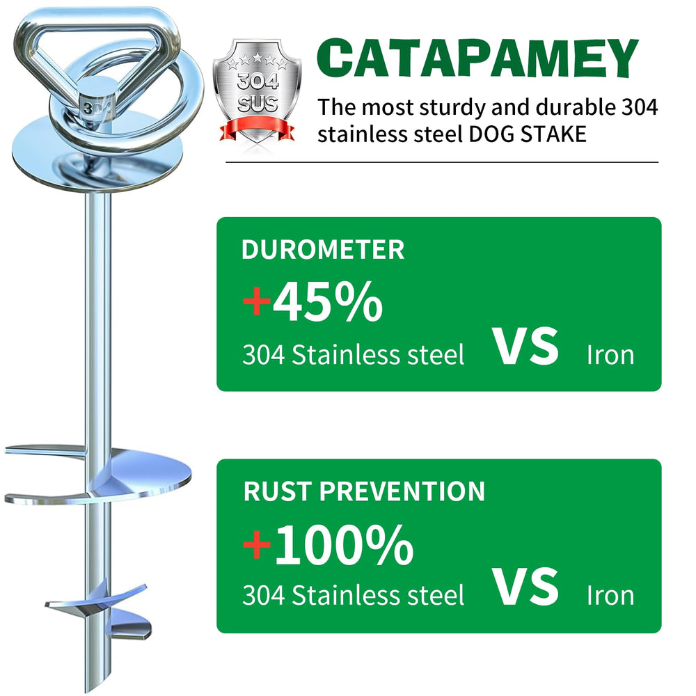 Catapamey heavy-duty cable close-up highlighting durability for large dogs
