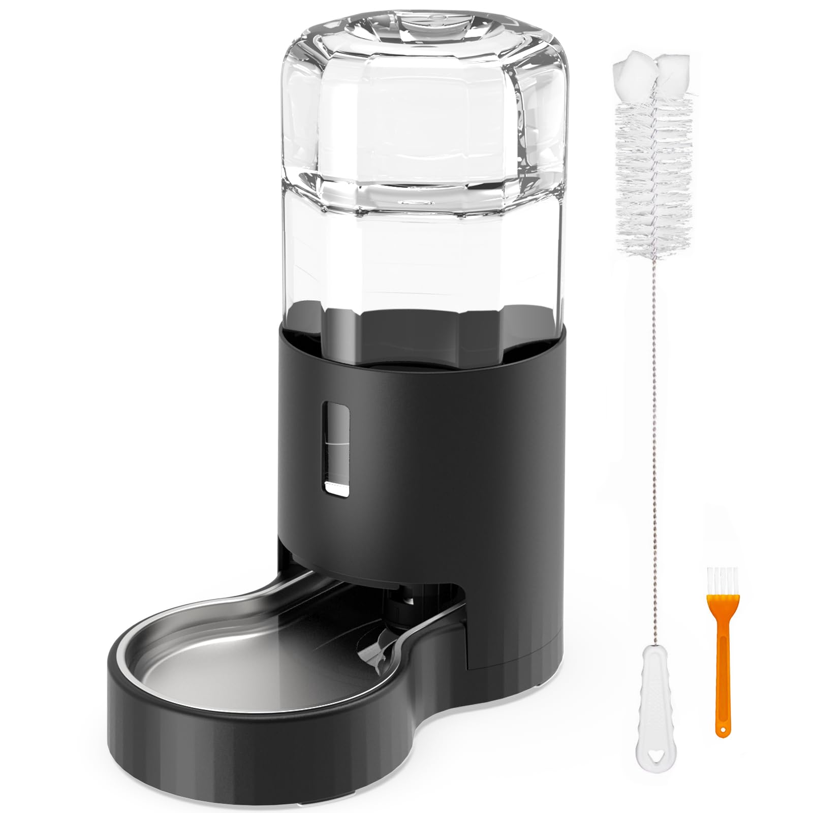 CatAve 7L gravity-fed dispenser bowl delivers steady hydration for pets.