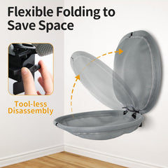 CatAve breathable sandwich mesh fabric keeps your cat cool and comfortable.