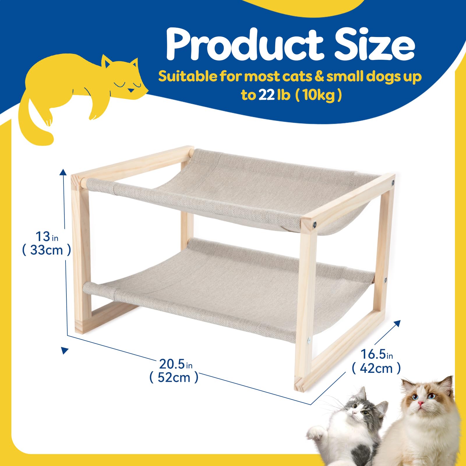 CatAve breathable washable covers close-up for easy cleaning