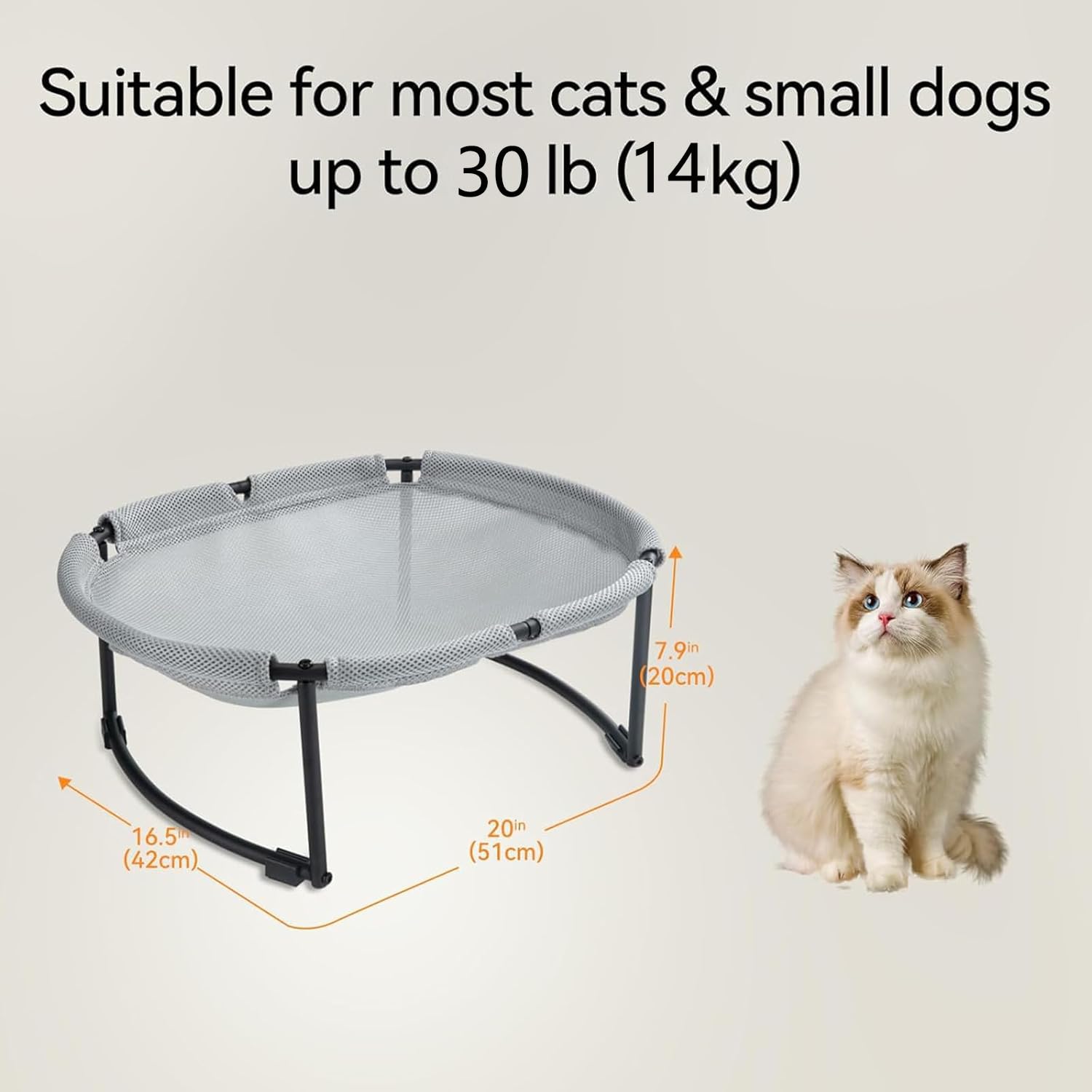 CatAve Cat Bed Hammock easy assembly that takes about 10 minutes.