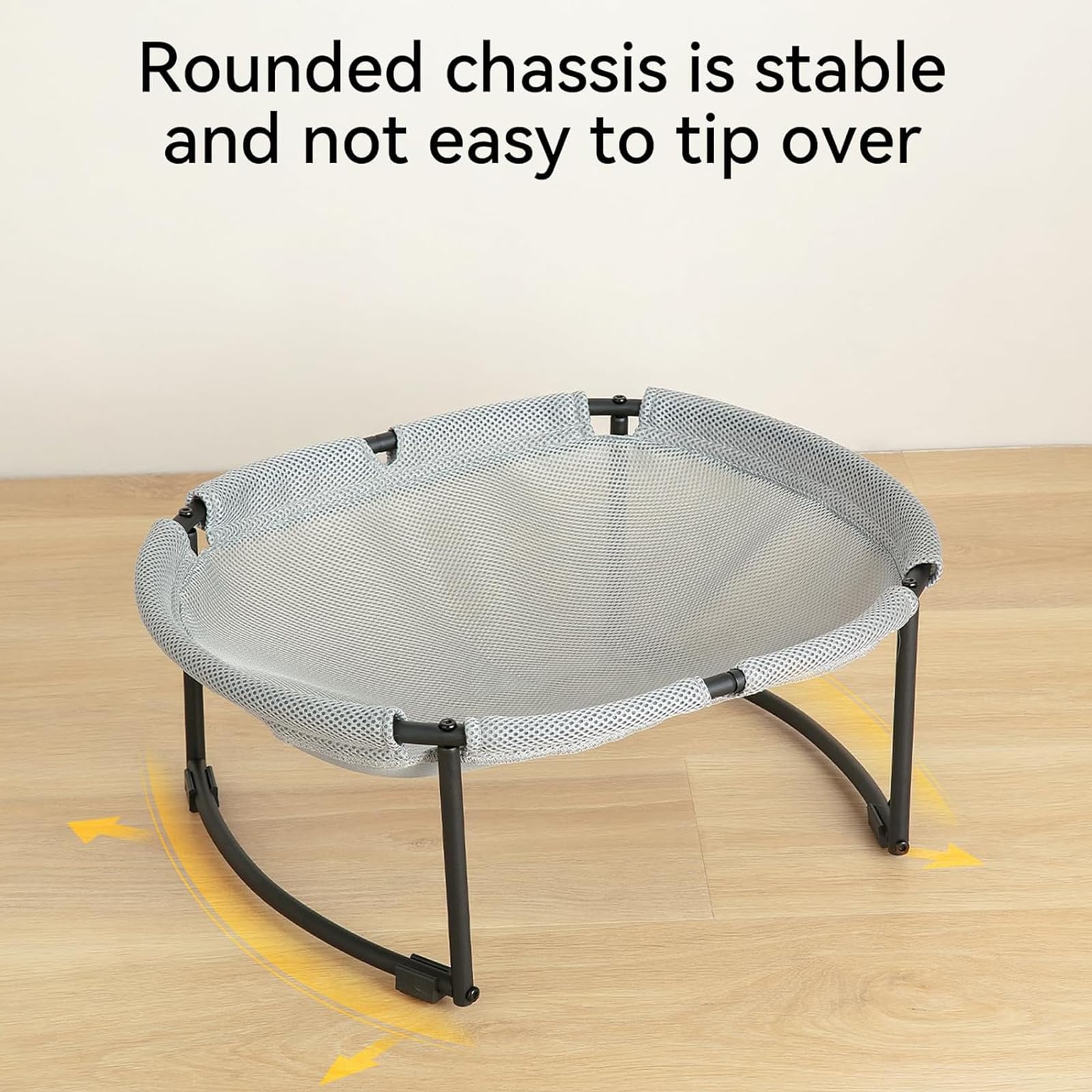 CatAve Cat Bed Hammock sturdy metal stand supports up to 30 lbs with non-slip mat.