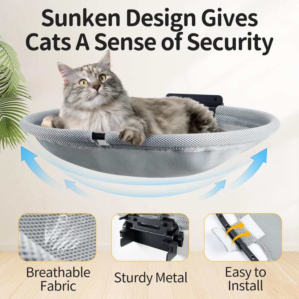 CatAve removable fabric is machine washable for easy, clean pet lounging.