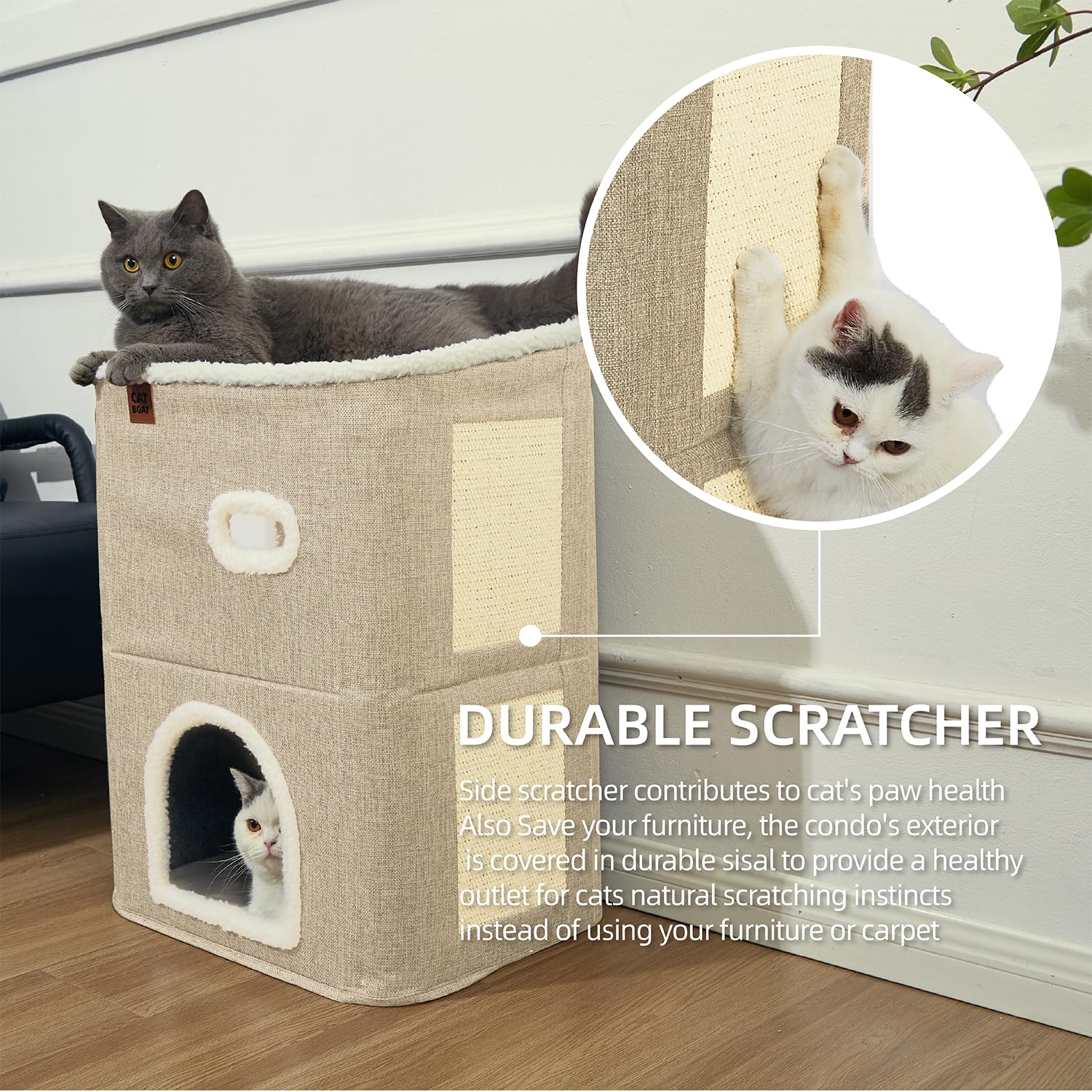CATBOAT cat condo hideaway cave provides quiet retreat