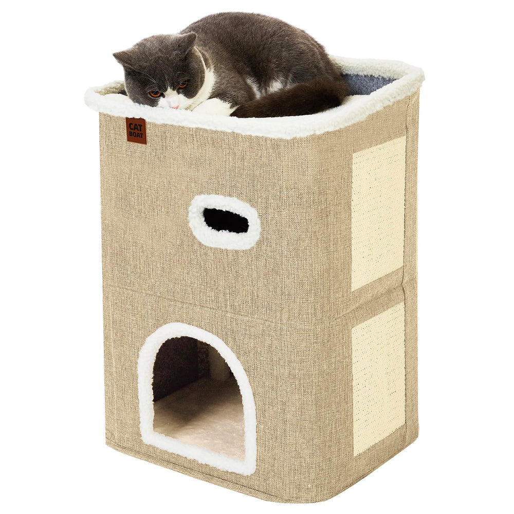 CATBOAT dimensions 18x14x24-5in show compact footprint