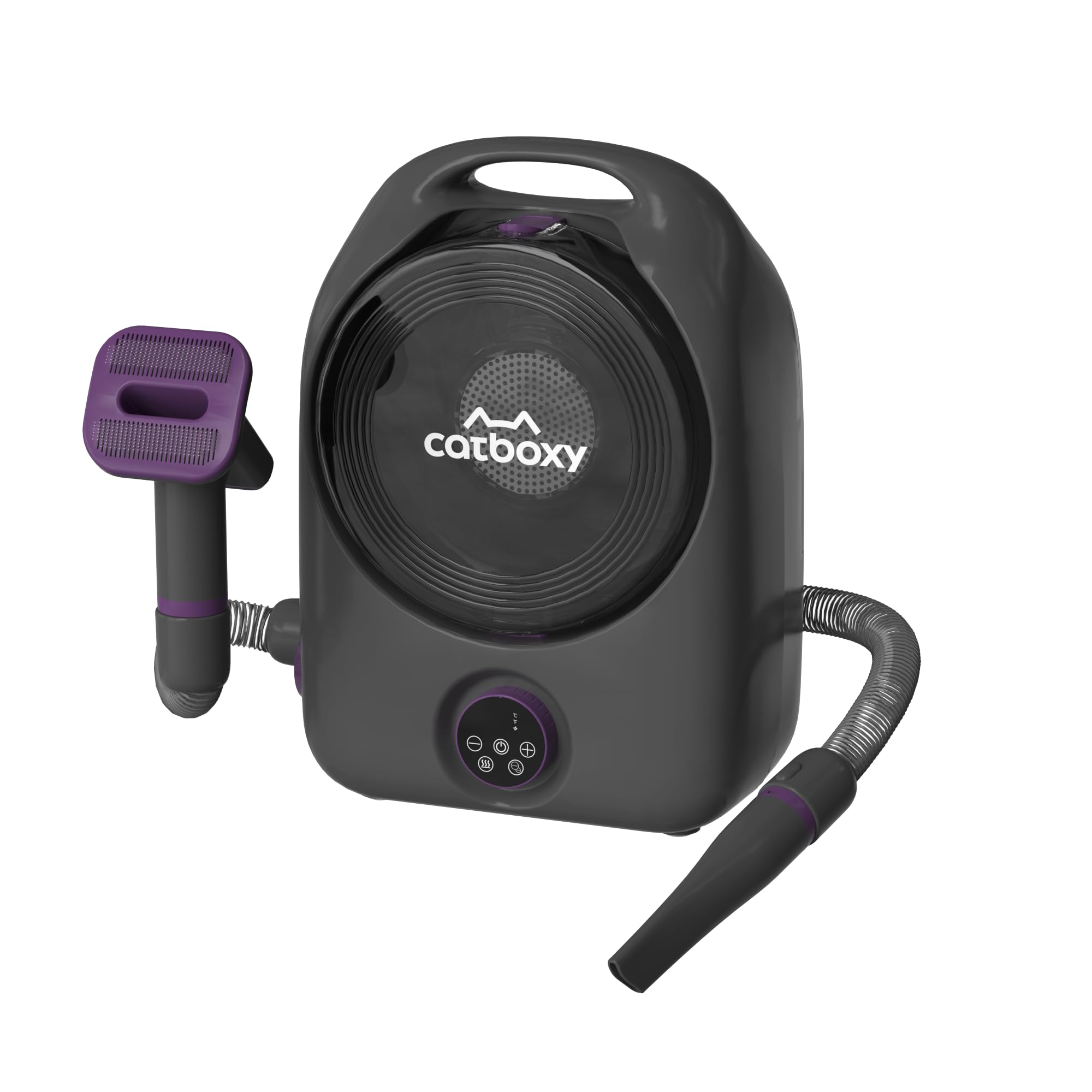 Catboxy dog grooming vacuum overview shows versatile all-in-one system for home grooming.