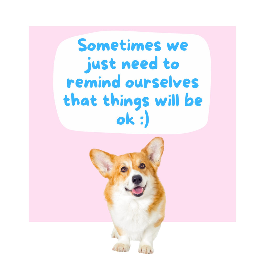 CATCHYOURDREAMS Dogs Against Anxiety cards in a therapy session use context.