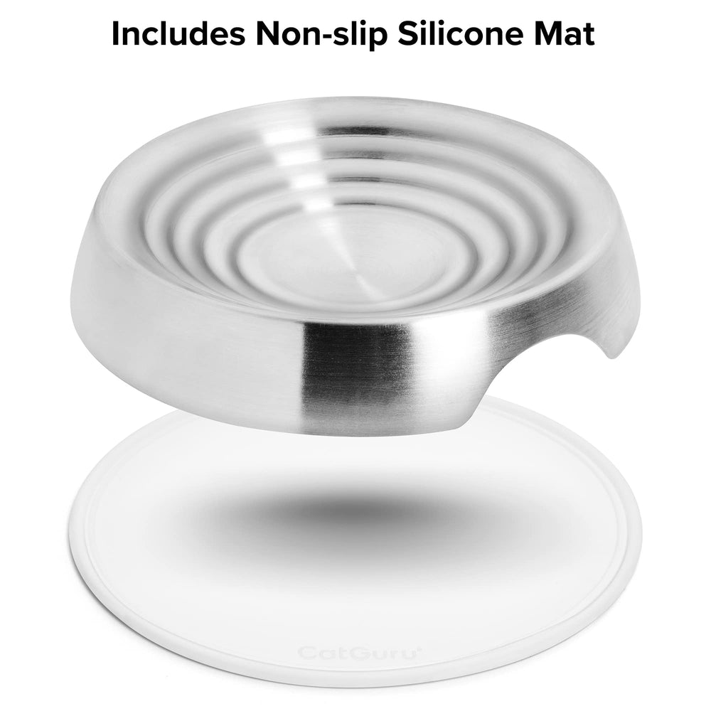 CatGuru dishwasher-safe bowls simplify cleanups after meals for busy households.
