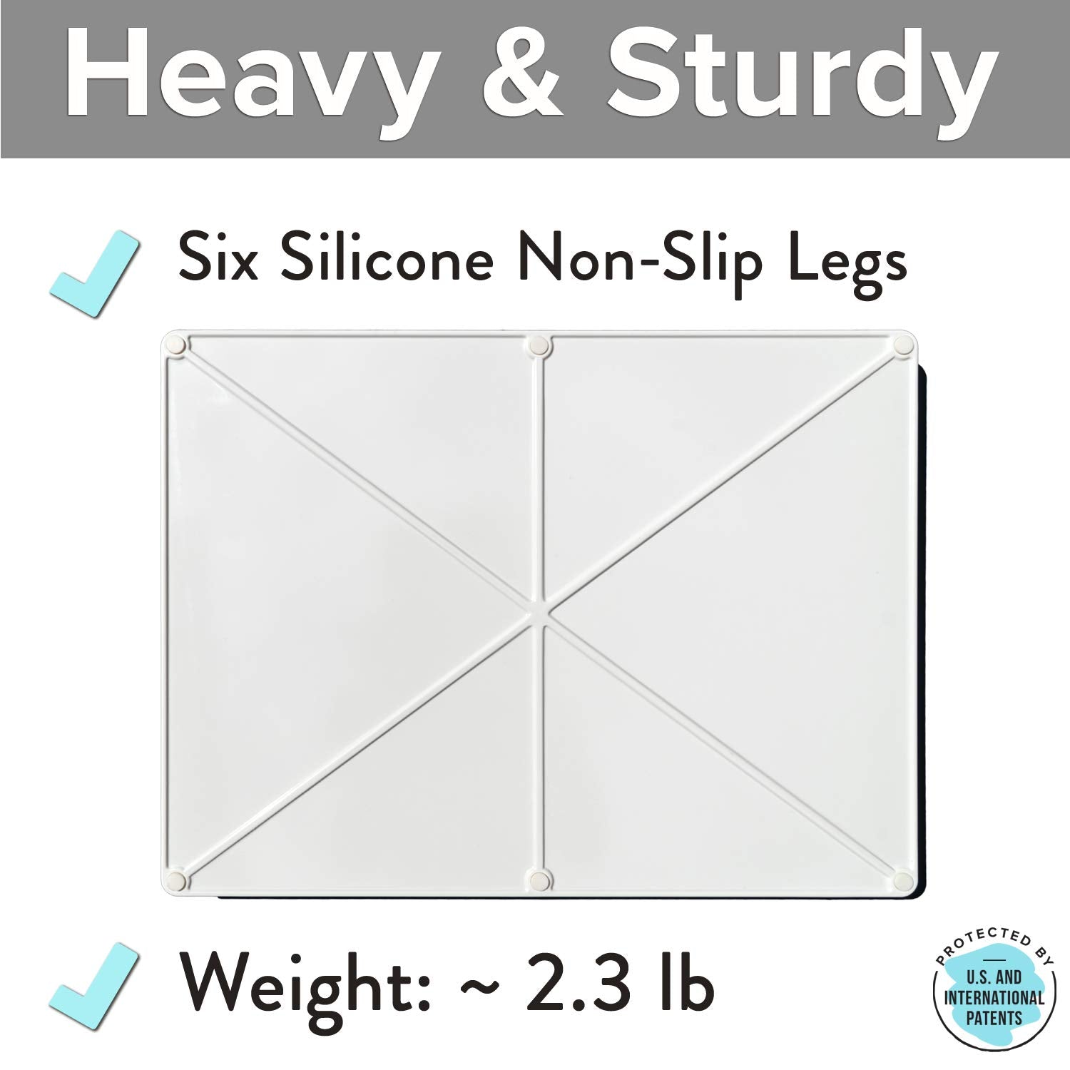 CatGuru Cat Food Mat BPA-free melamine tray ensures safe feeding environment.