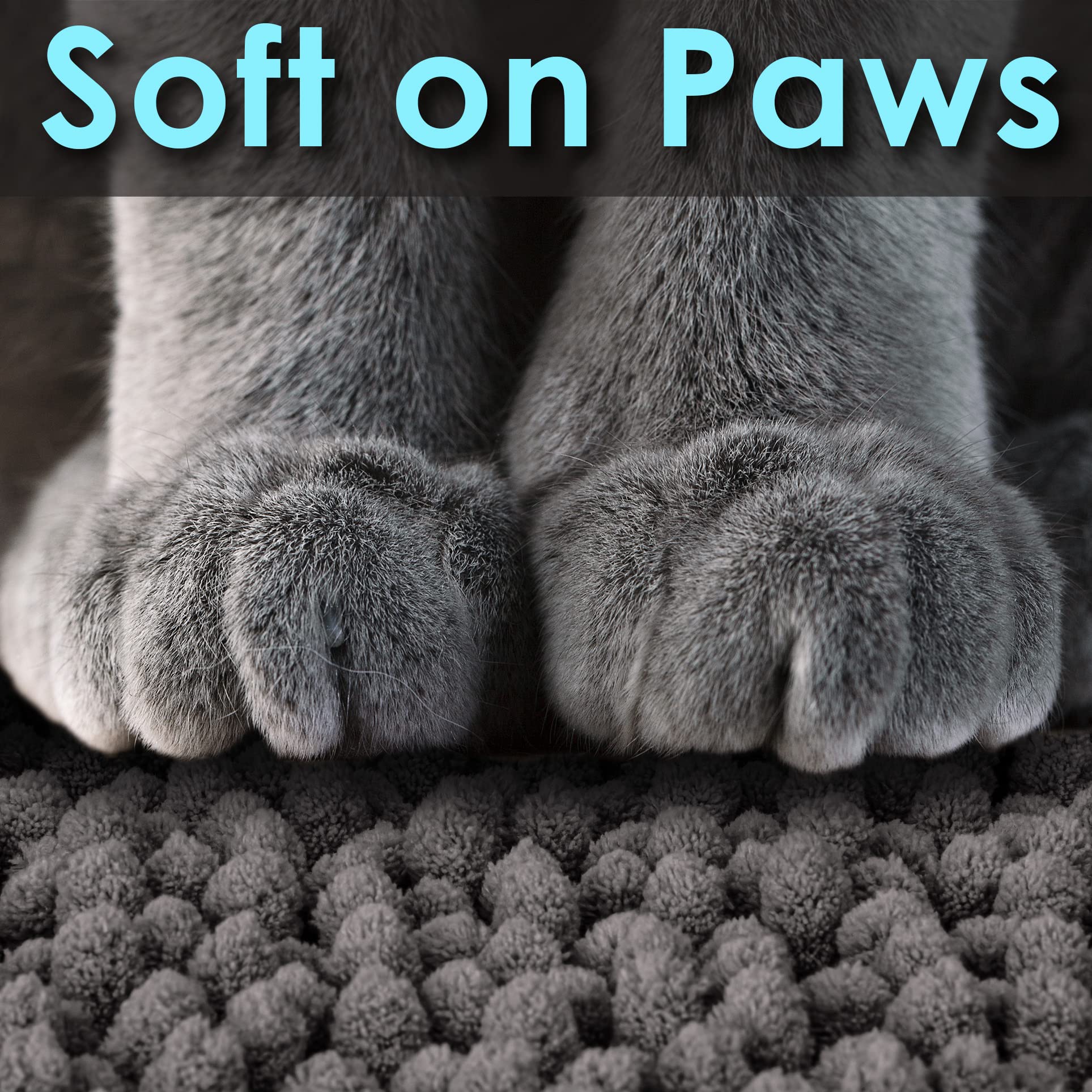 CatGuru Litter Mat easy to clean by folding and shaking out litter.