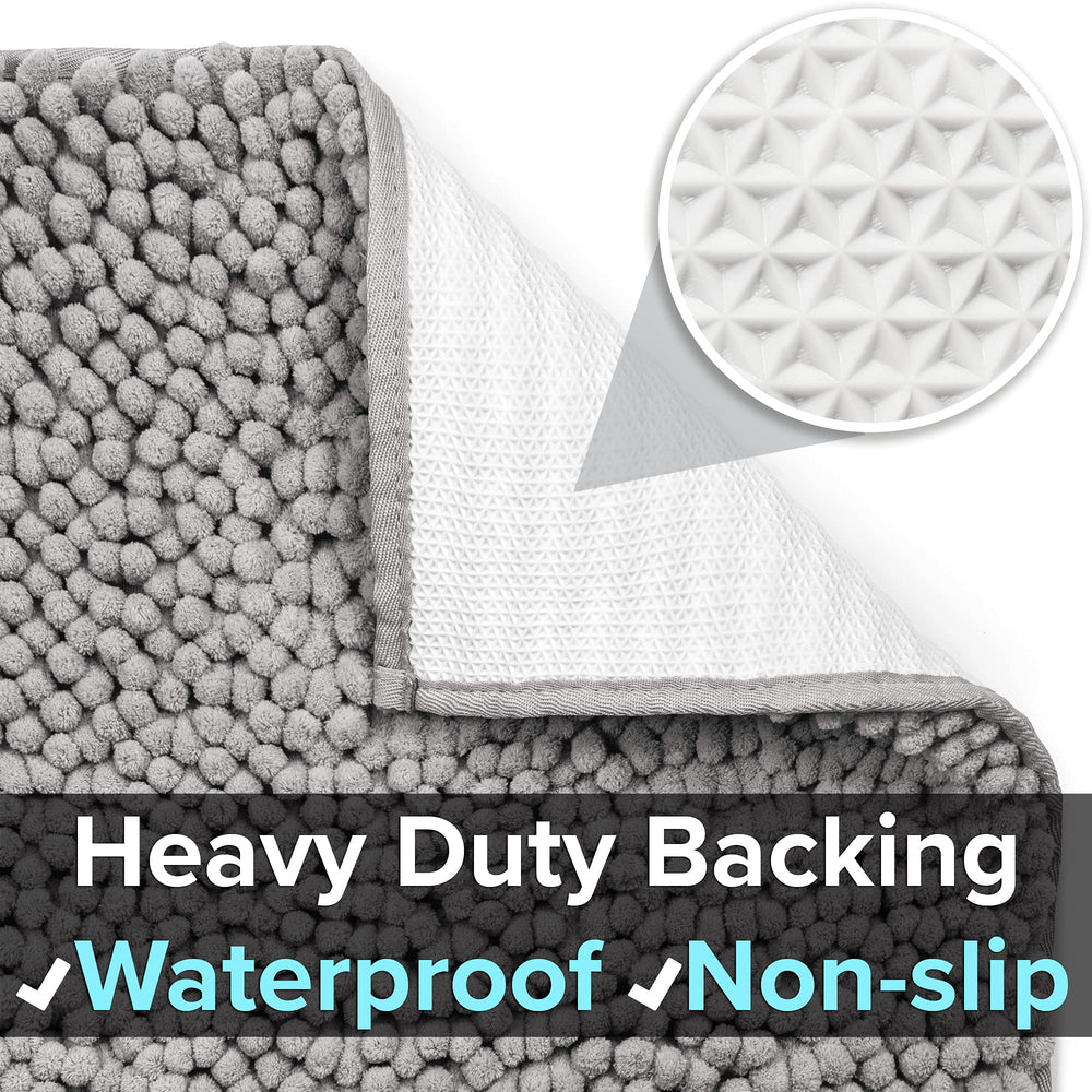 CatGuru litter mat non-slip bottom stays in place