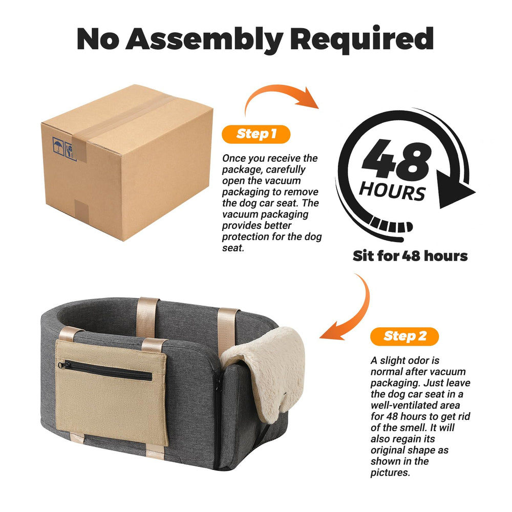 Cathpetic Console Dog Seat Machine-Washable Cover makes cleanup quick after adventures