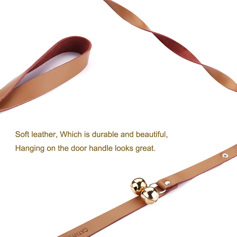CATHYLIFE copper bell inner ball closeup demonstrates crisp bright chimes.