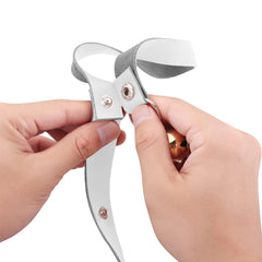 CATHYLIFE doorbell length-adjustment feature demonstrated on leather strap for customized fit