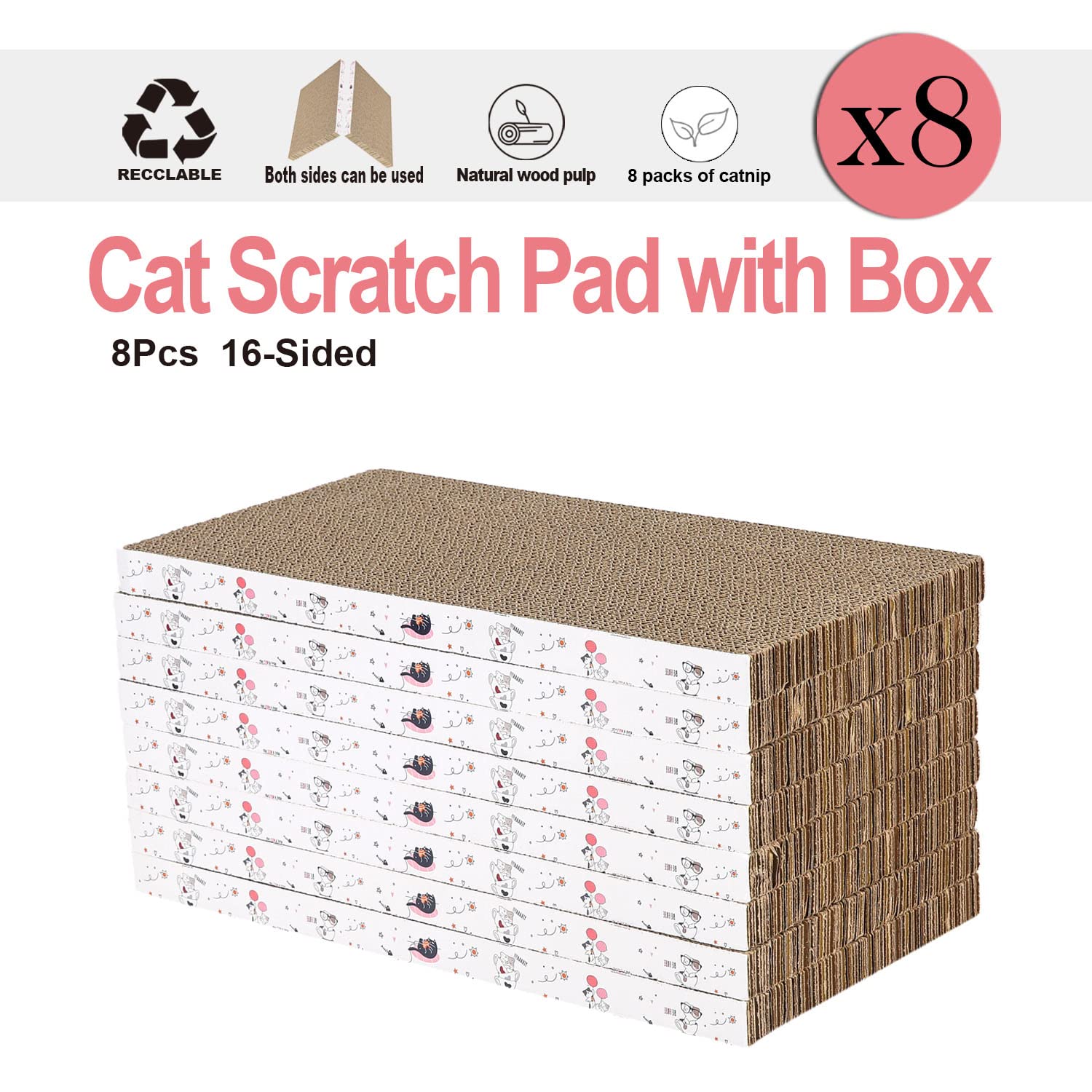 Catinarla scratch pad closeup reveals durable cardboard surfaces built to last