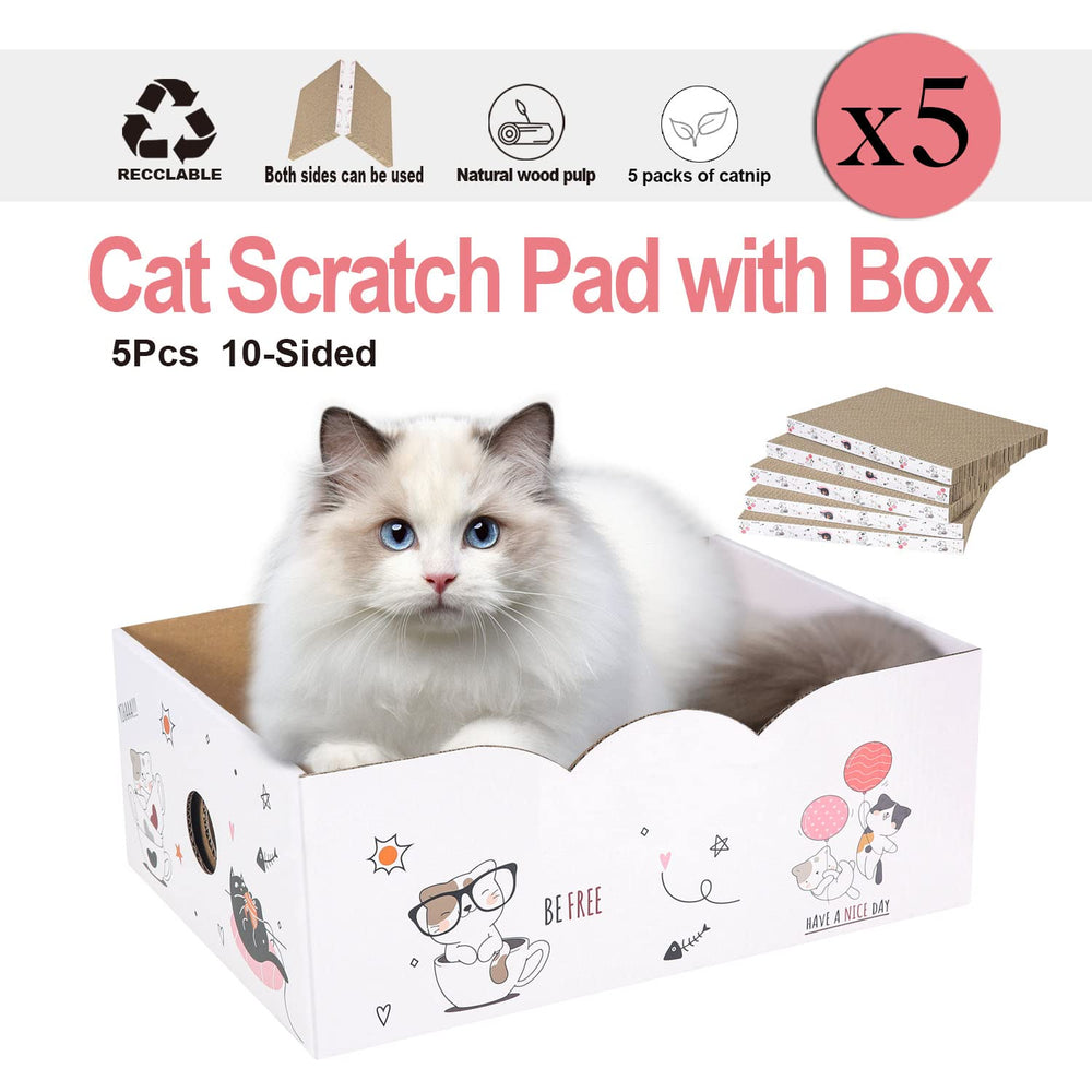 Catinarla durable cardboard scratch pad withstands active claws and daily use.