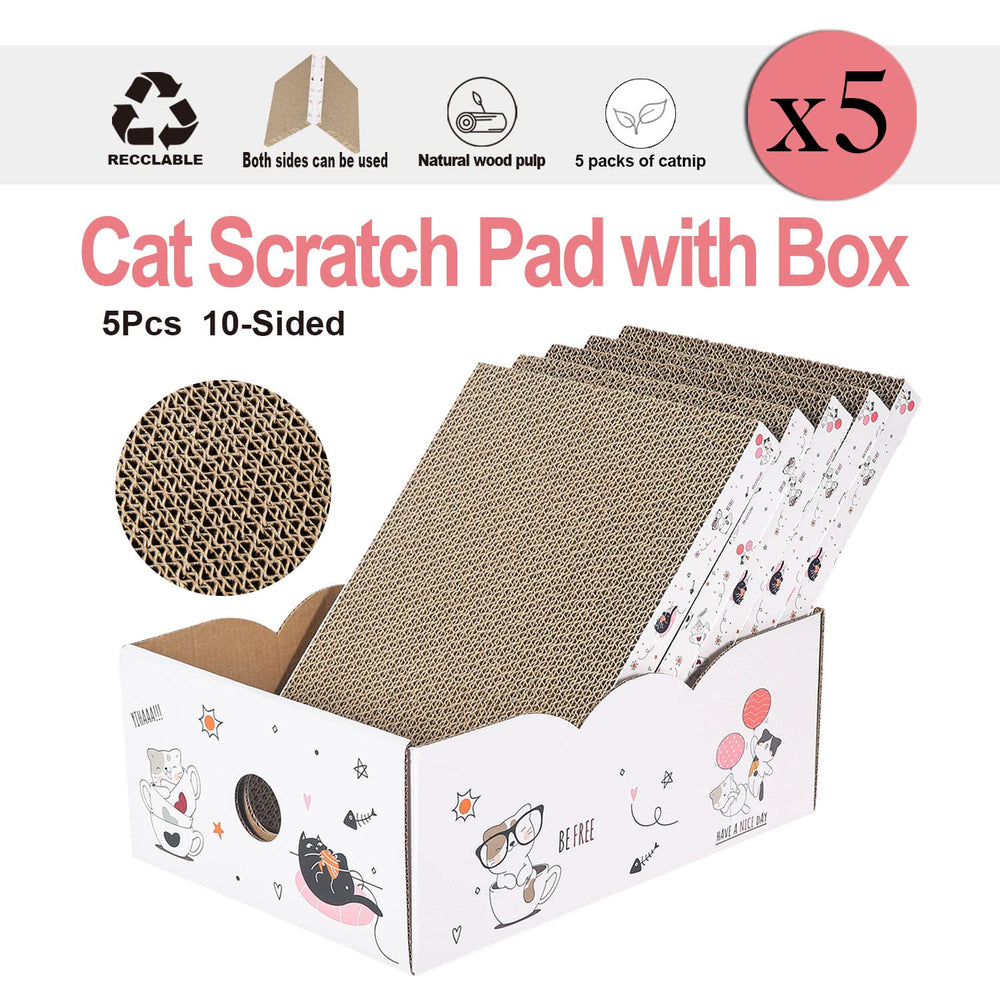 Catinarla eco-friendly cardboard material highlights sustainable pet product design.