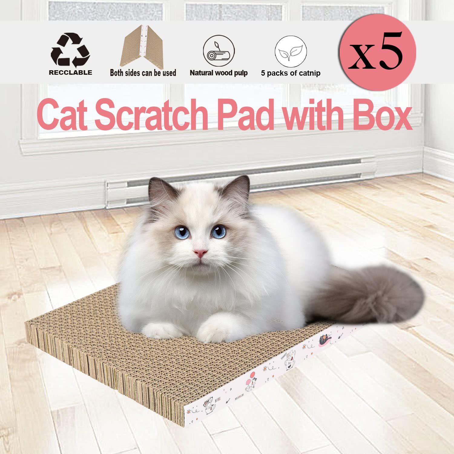 Catinarla flip-ready scratch pads provide flexible options for busy homes.