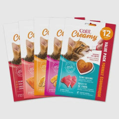 Catit Creamy treat frozen into cooling ice pops for warm days.