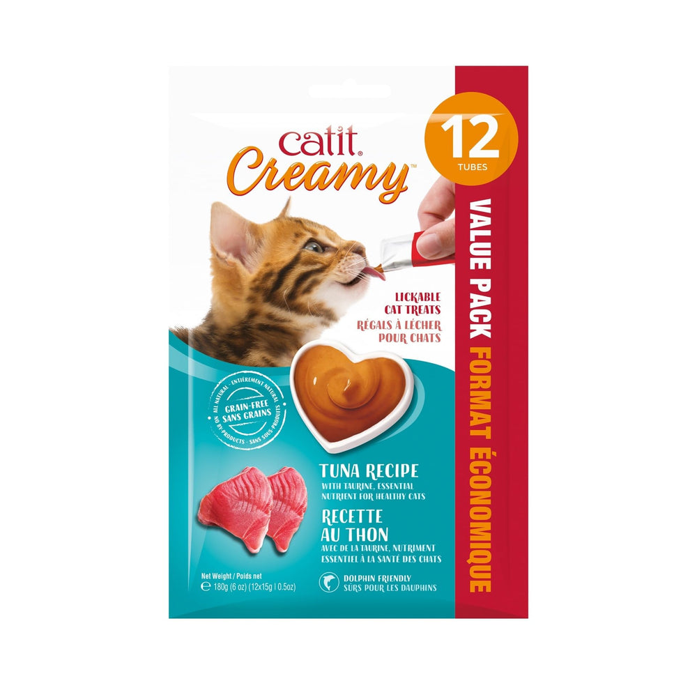 Catit Creamy texture close-up shows creamy, appealing consistency.