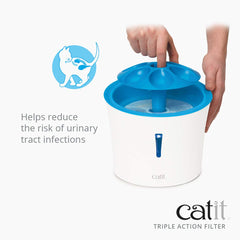 Catit filter carbon layer emphasizes odor control for fresher fountain water