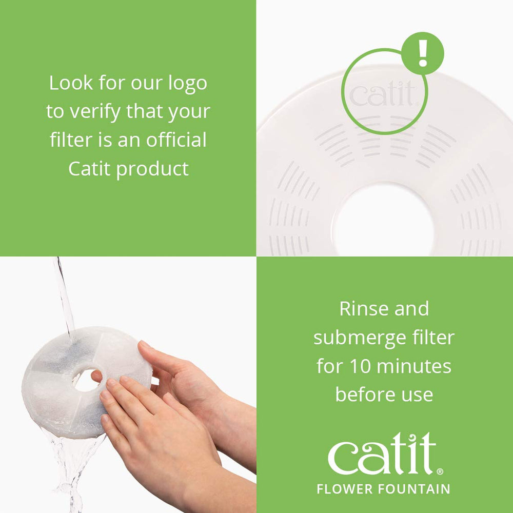 Catit Flower Fountain BPA-free materials ensure safe hydration.