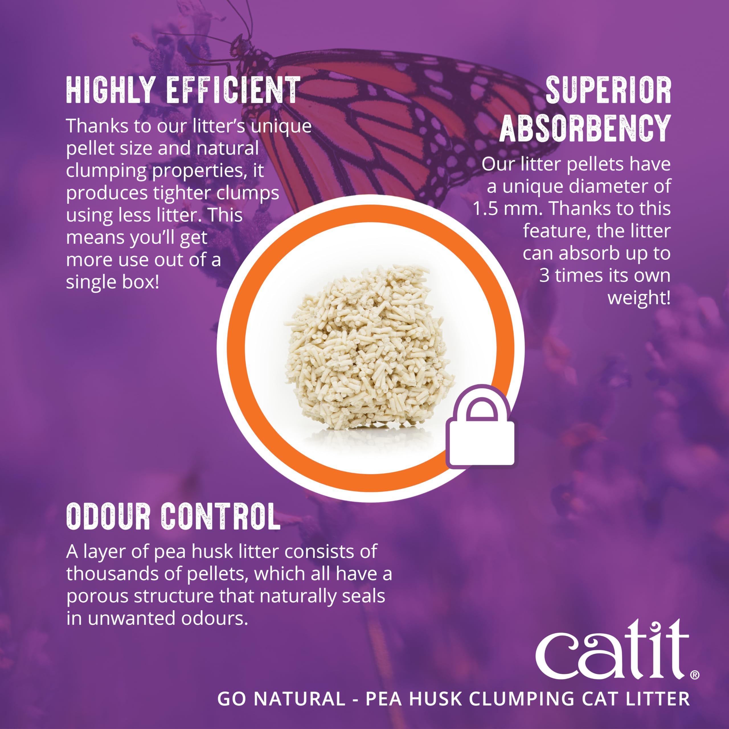 Catit Go Natural lid-privacy feature image for cat privacy during use