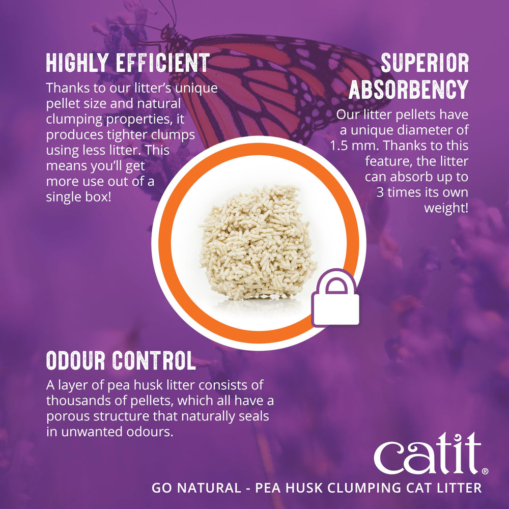 Catit Go Natural lid-privacy feature image for cat privacy during use