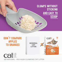 Catit Go Natural litter with odor control and subtle vanilla scent