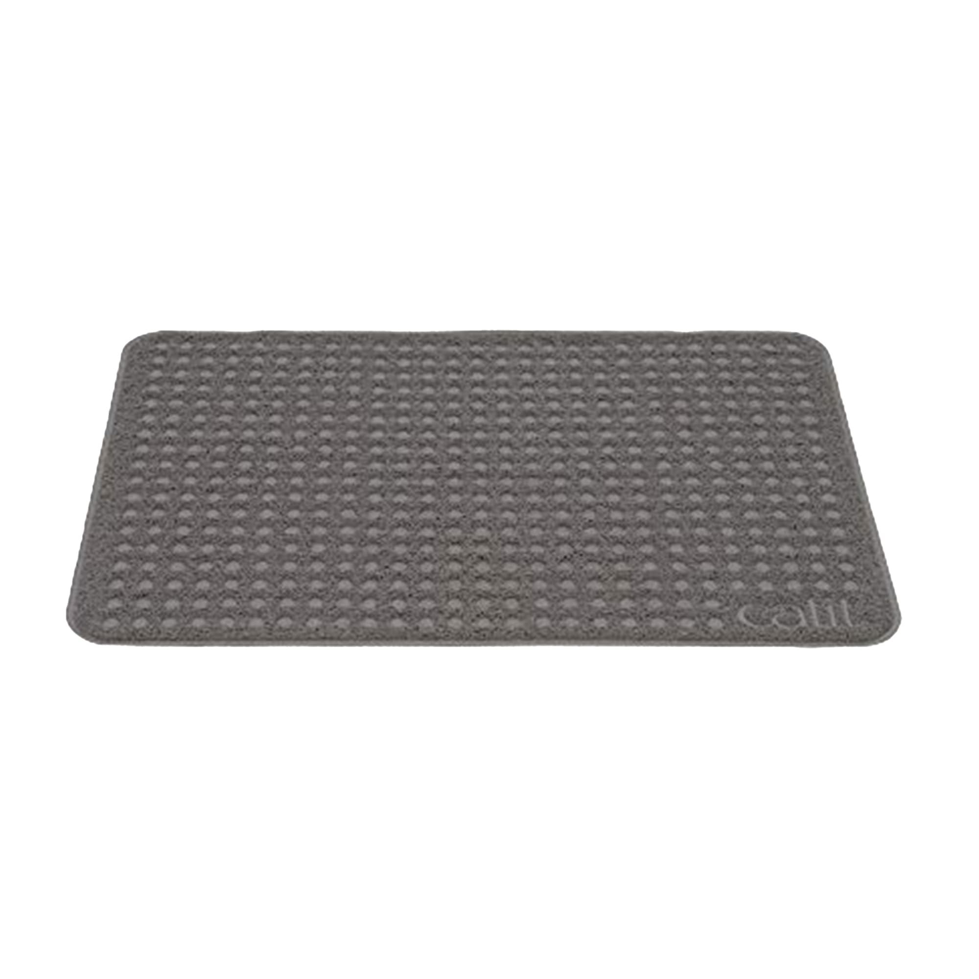 Catit Large Cat Litter Mat textured surface traps litter to reduce tracking.