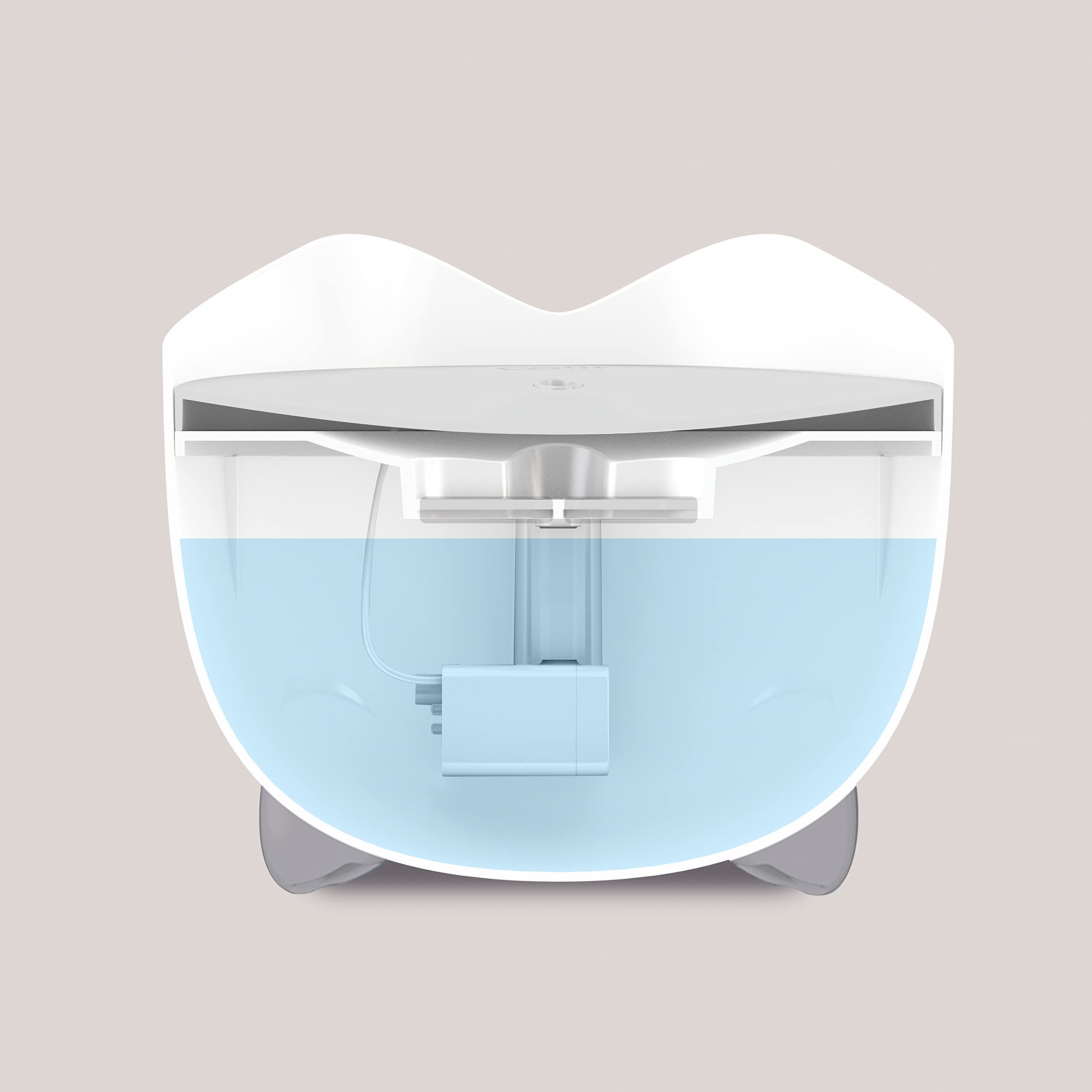 Catit PIXI low-water sensor signals refilling needs and prevents pump dry-run.