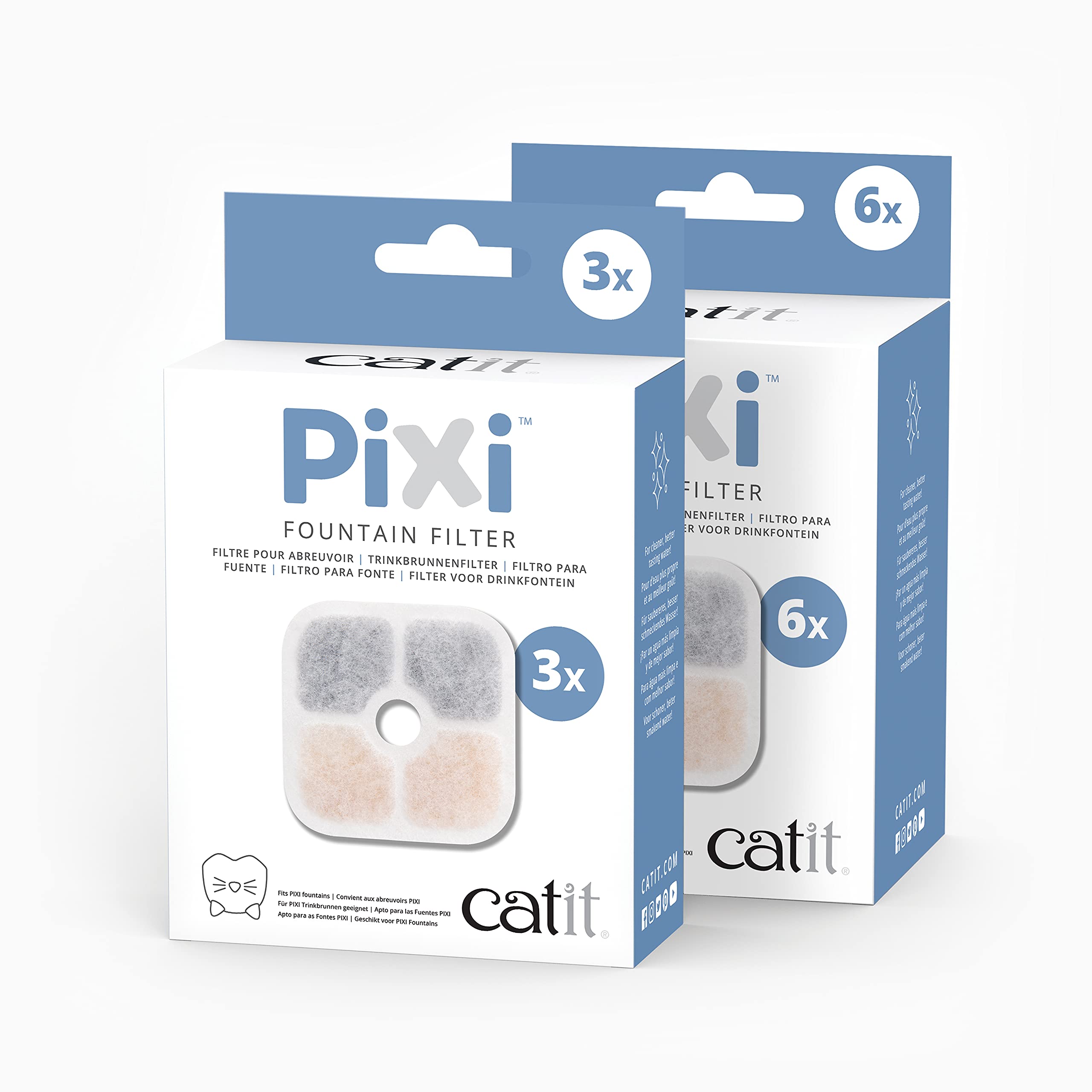 Catit PIXI pack repuestos 6 unidades para fuente de gato