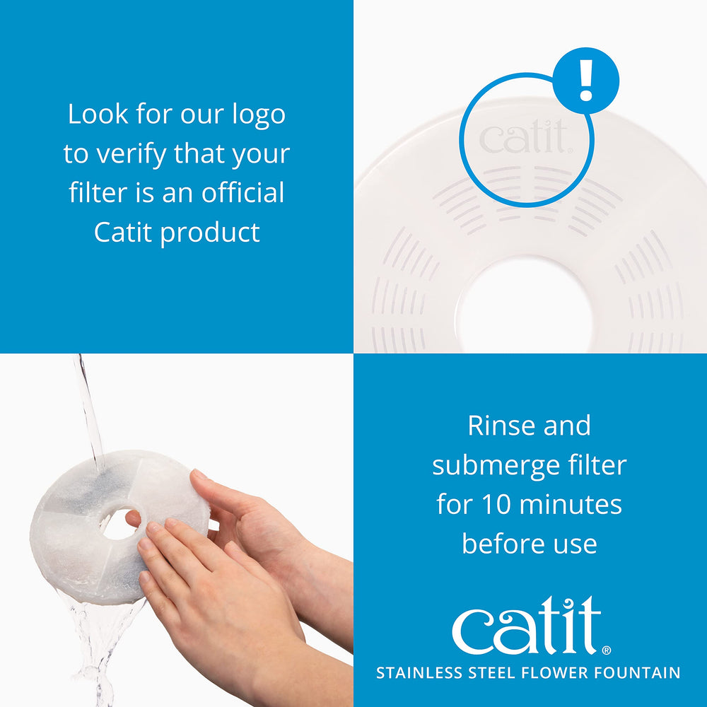 Catit BPA-free top, hygienic surface reduces whisker irritation and is easy to clean.