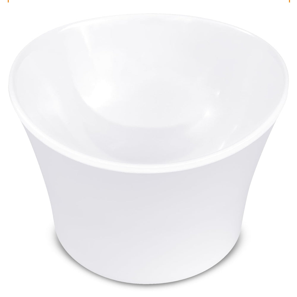 CATNK Elevated Cat Water Bowl in white, whisker-friendly height for comfortable meals.