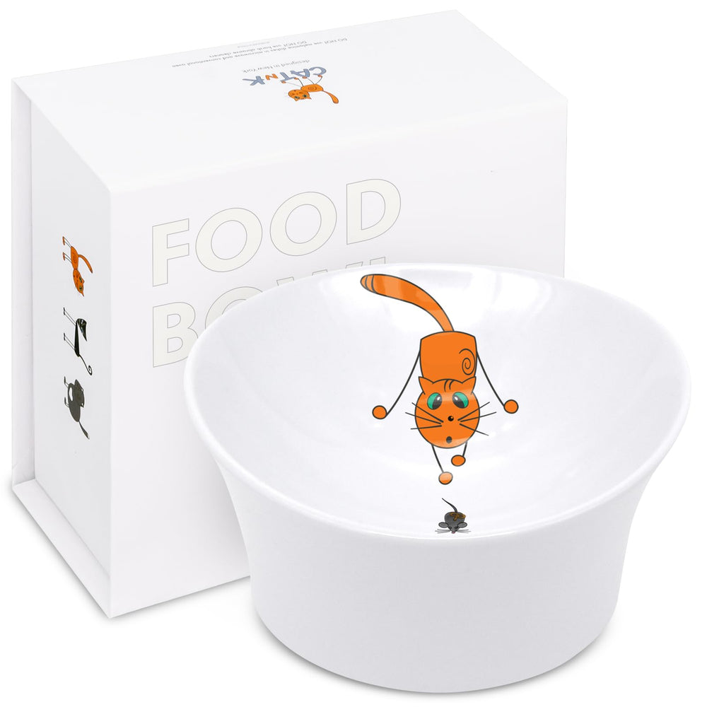 CATNK raised bowl demonstrates whisker-fatigue relief during meals