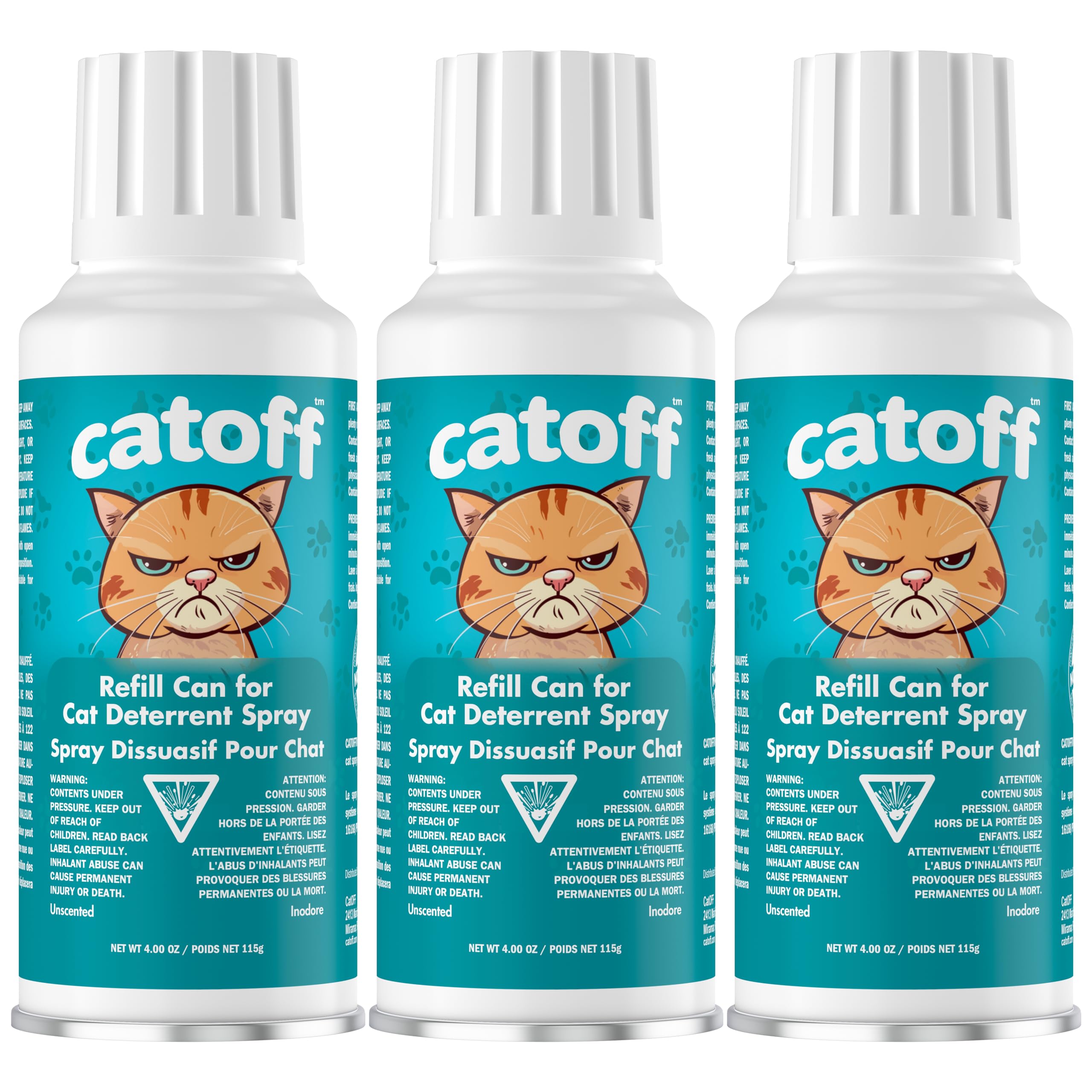 CatOFF pack refill for SSSCAT shows USA-made quality for dependable deterrence.