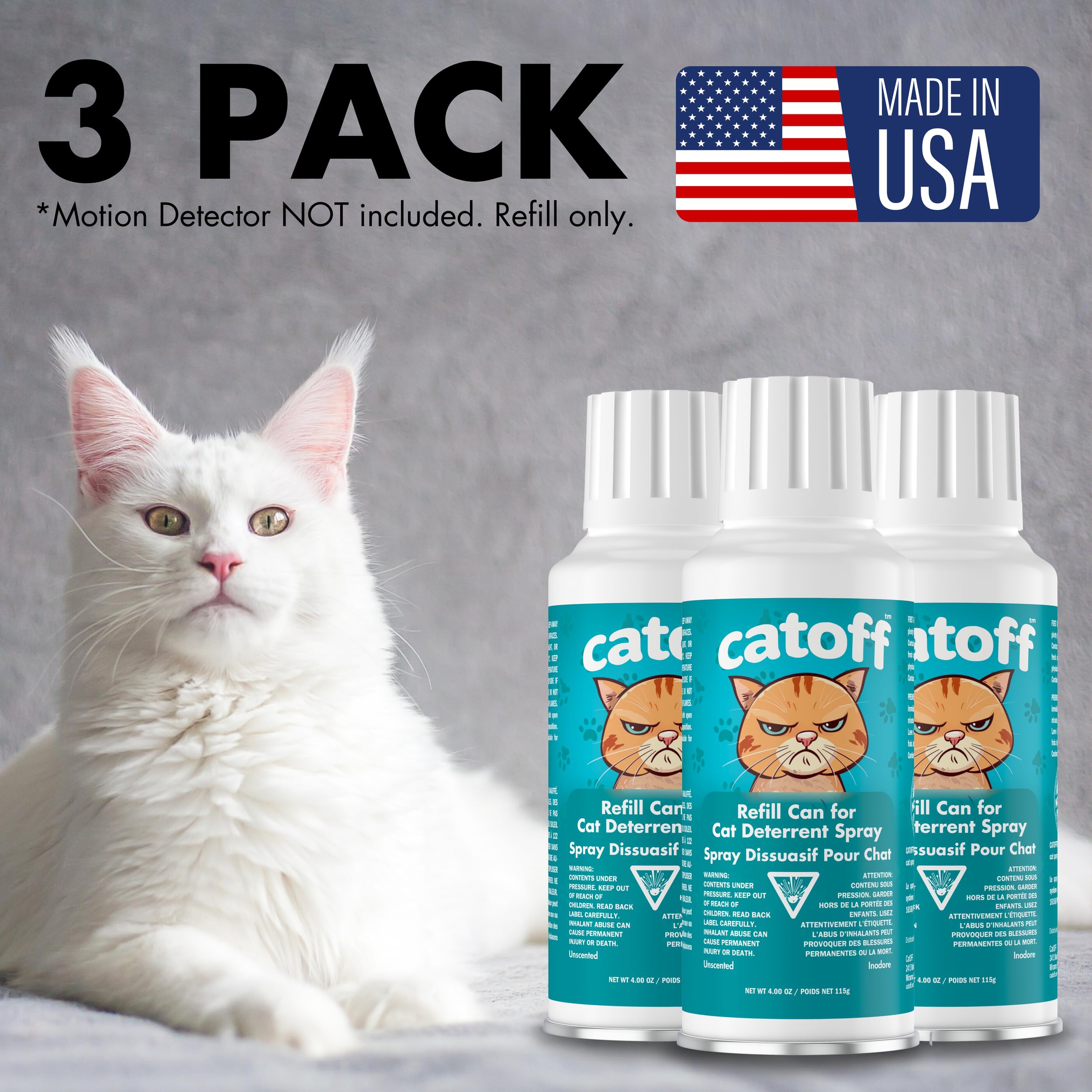 CatOFF USA-made customer service supports easy replacement and returns.