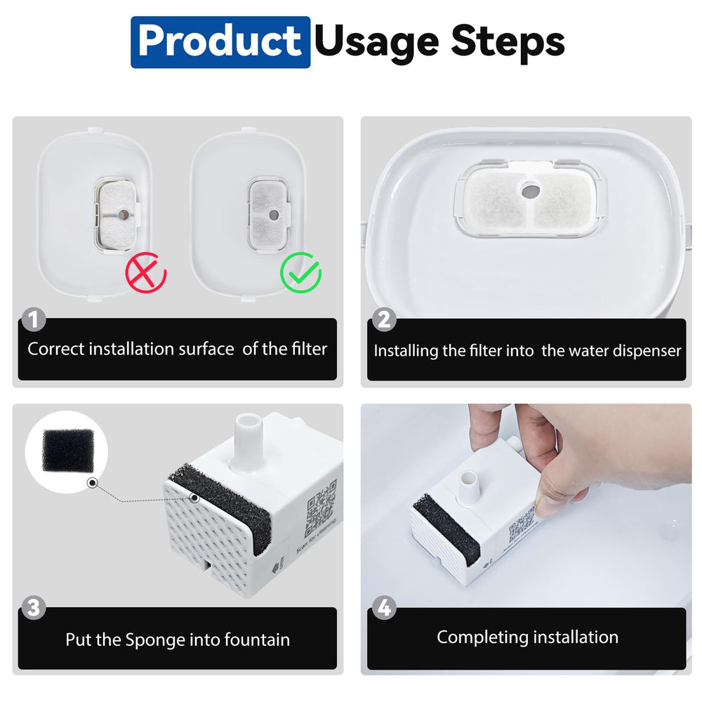 CATOL fountain water flow scene with smooth operation and quiet circulation