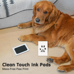 catose inkless paw print kit baby handprint ready for framing.