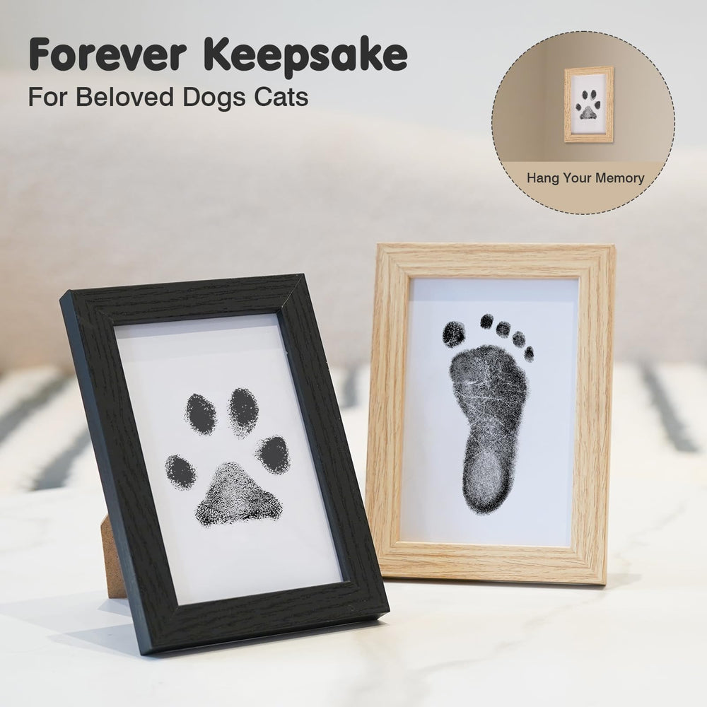 catose inkless paw print kit shows crisp cat paw prints for memory keepsakes.