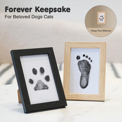 catose inkless paw print kit shows crisp cat paw prints for memory keepsakes.