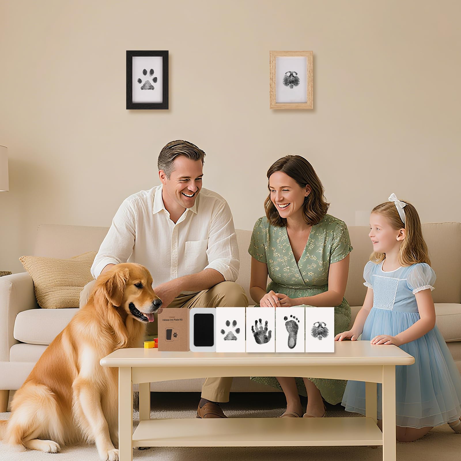 catose inkless paw print kit offers easy keepsake creation for families.