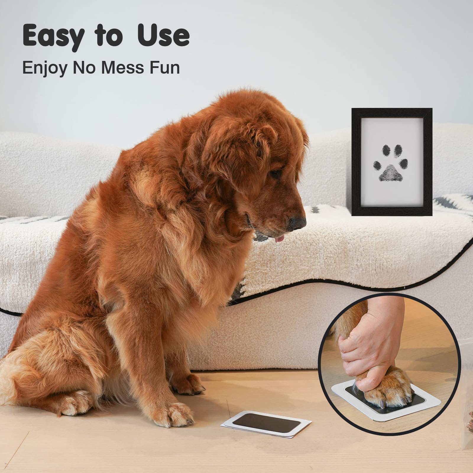 catose Inkless Paw Print Kit ink pads deliver safe, mess-free paw prints
