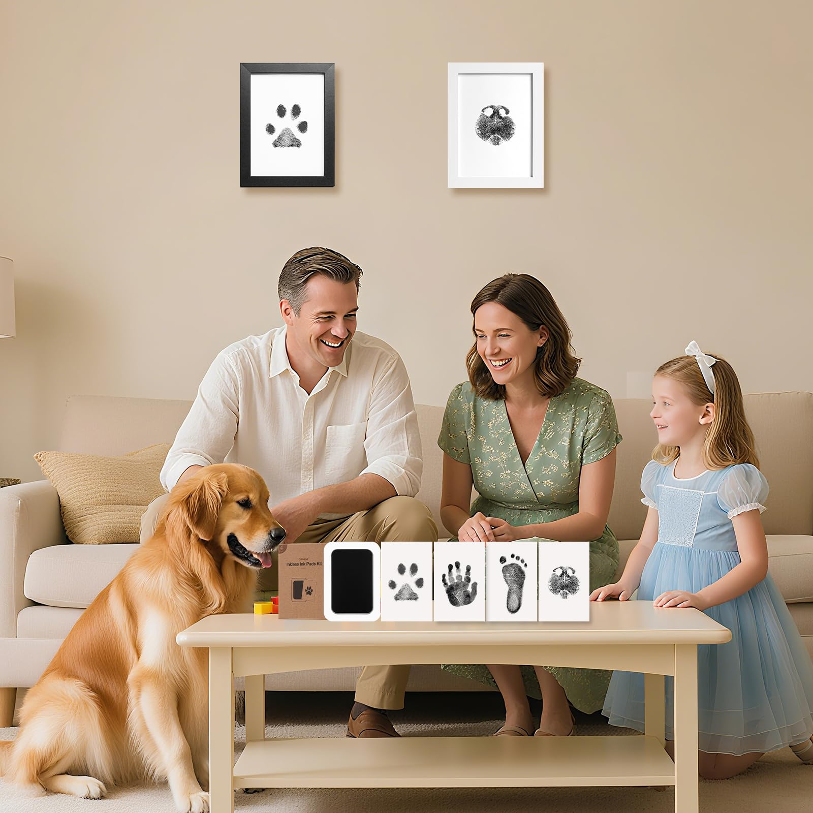 Catose inkless paw print kit makes a thoughtful gift for families